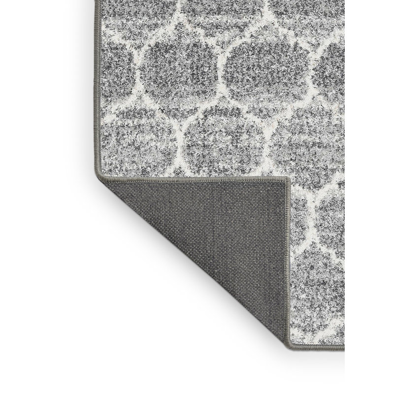Tapis contemporain gris clair, Rectangle 7 pi x 9 pi