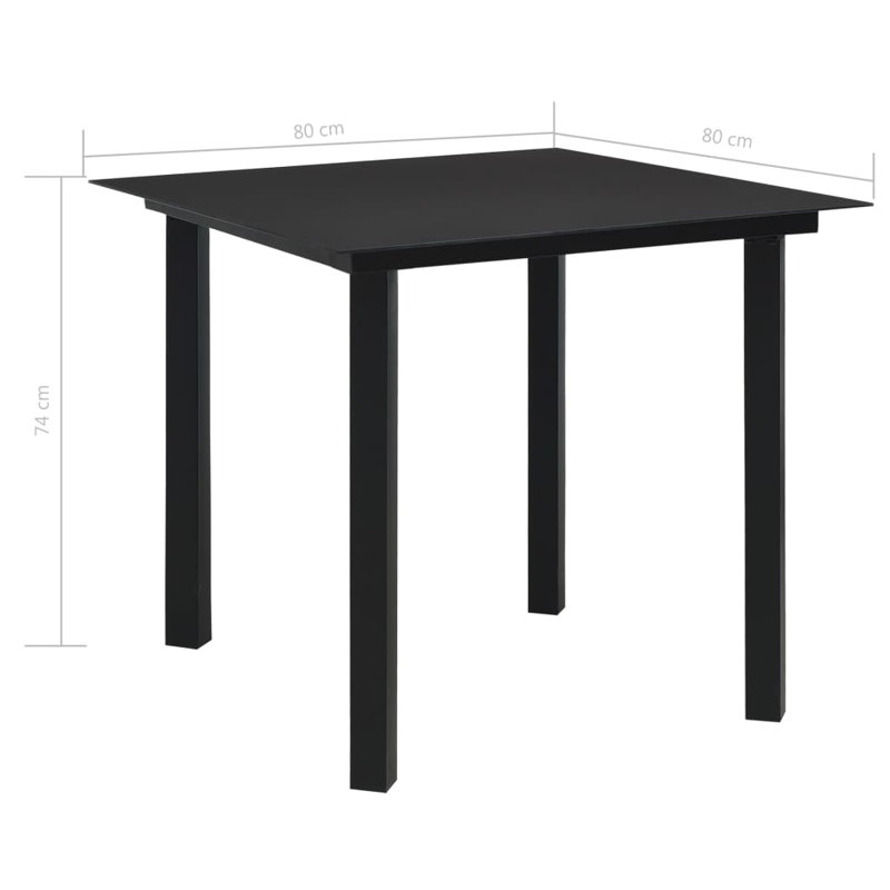 Magari 2 - Person Patio Dining Set with Square Table
