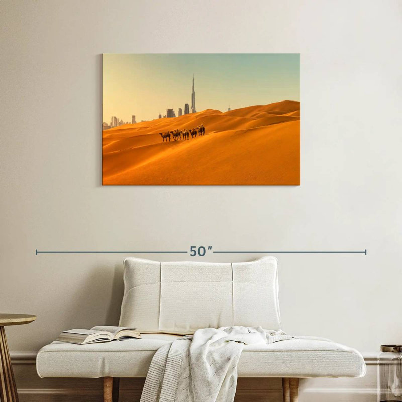 Chameaux d'Alvord à Dubaï, H 24 po x l 36 po