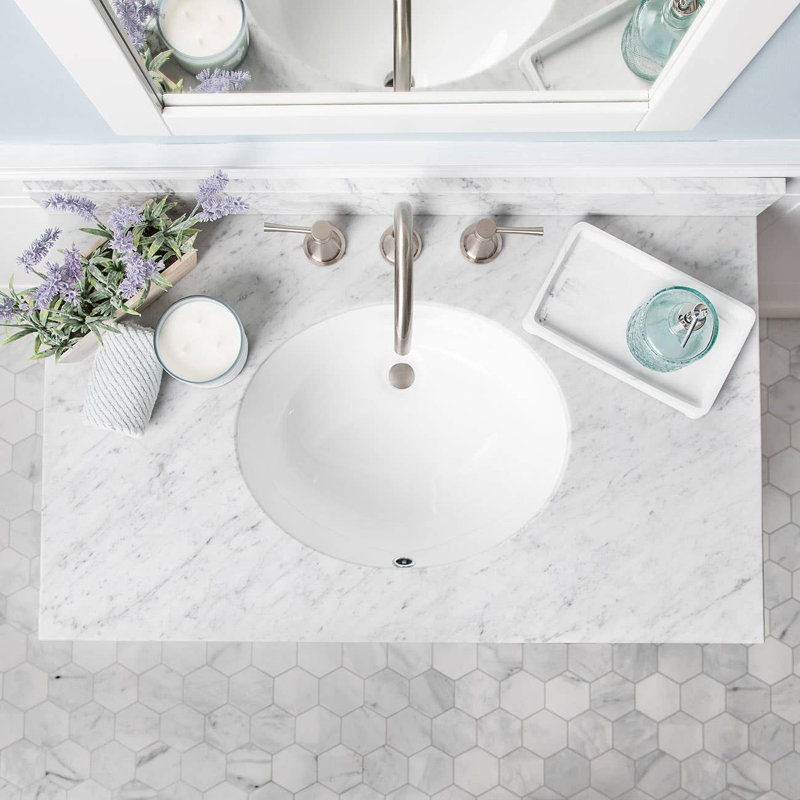 Ensemble de meuble-lavabo simple 36 po, Blanc