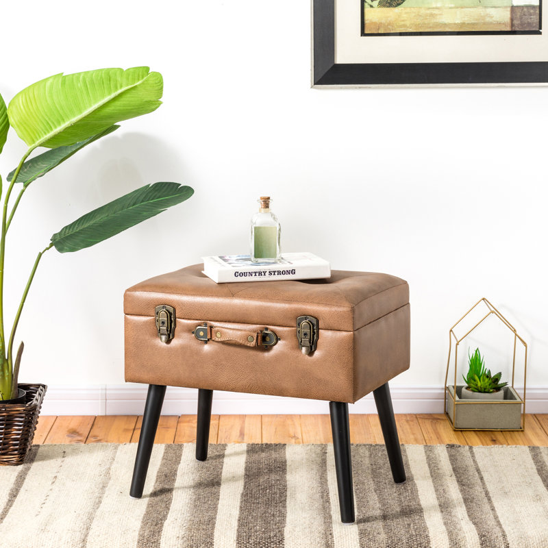 Coleridge Accent Stool, Brown