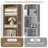 Gracyn 72" H Modern Wood 8-Tier Narrow Library Bookcase with Adjustable Shelves, Standard Storage-2097796093-2116139486
