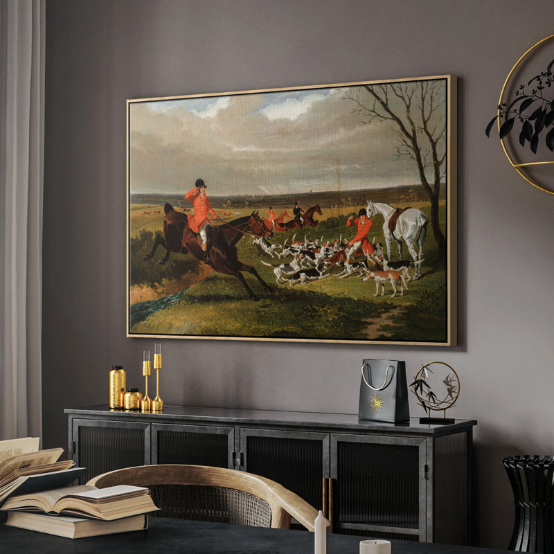Botanique rétro - XXI, H 17 po x l 25 po x P 2 po, Toile argentée avec cadre flottant