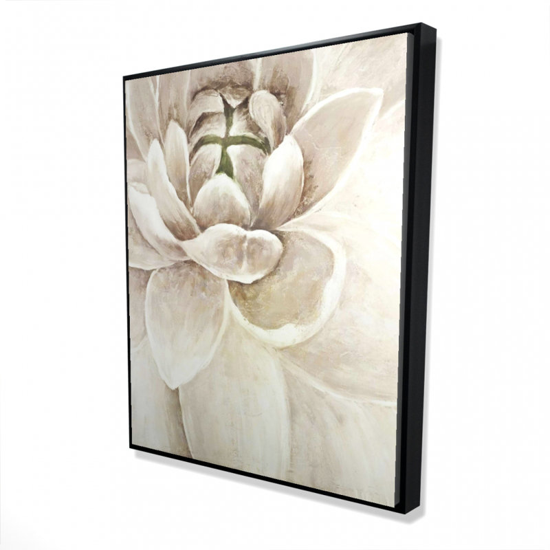 Delicate Chrysanthemum Print On Canvas, H 60 po x l 48 po