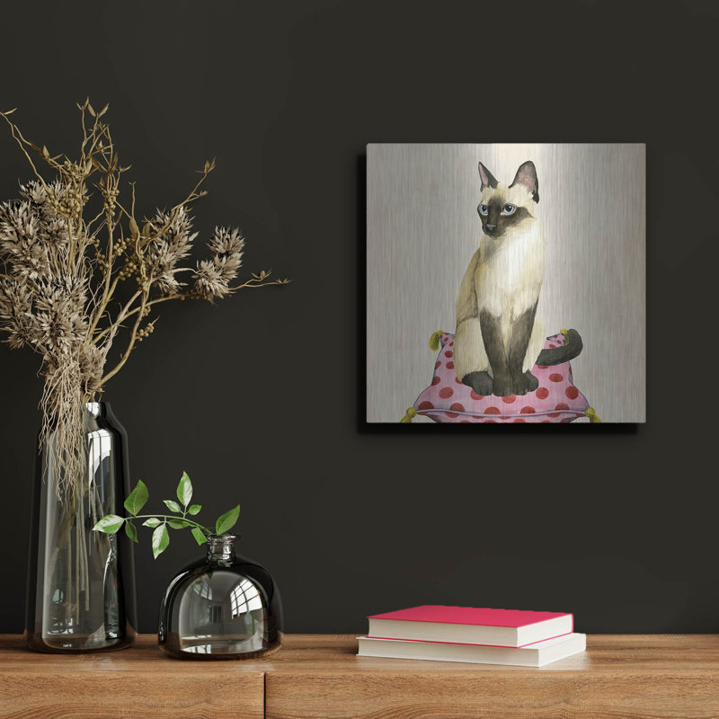 «Lady Cat II» par Grace Popp, H 12 po x l 12 po