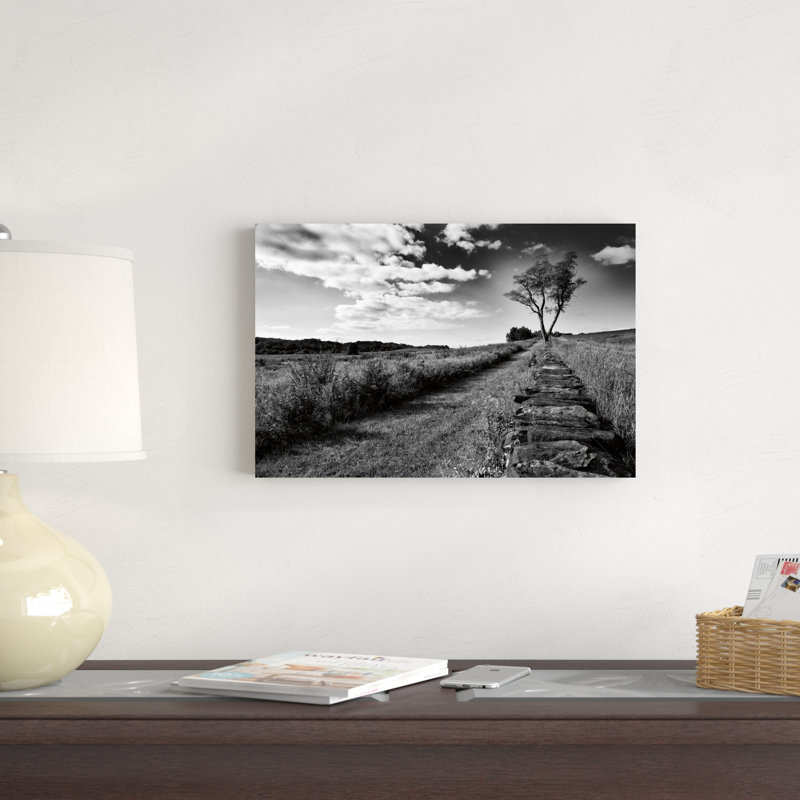 «Stone Wall» par Aledanda - photographie sur toile tendue, H 12 po x l 18 po x P 1,25 po