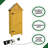 2 ft. 5 in. W x 2 ft D Solid Wood Storage Shed-53823009