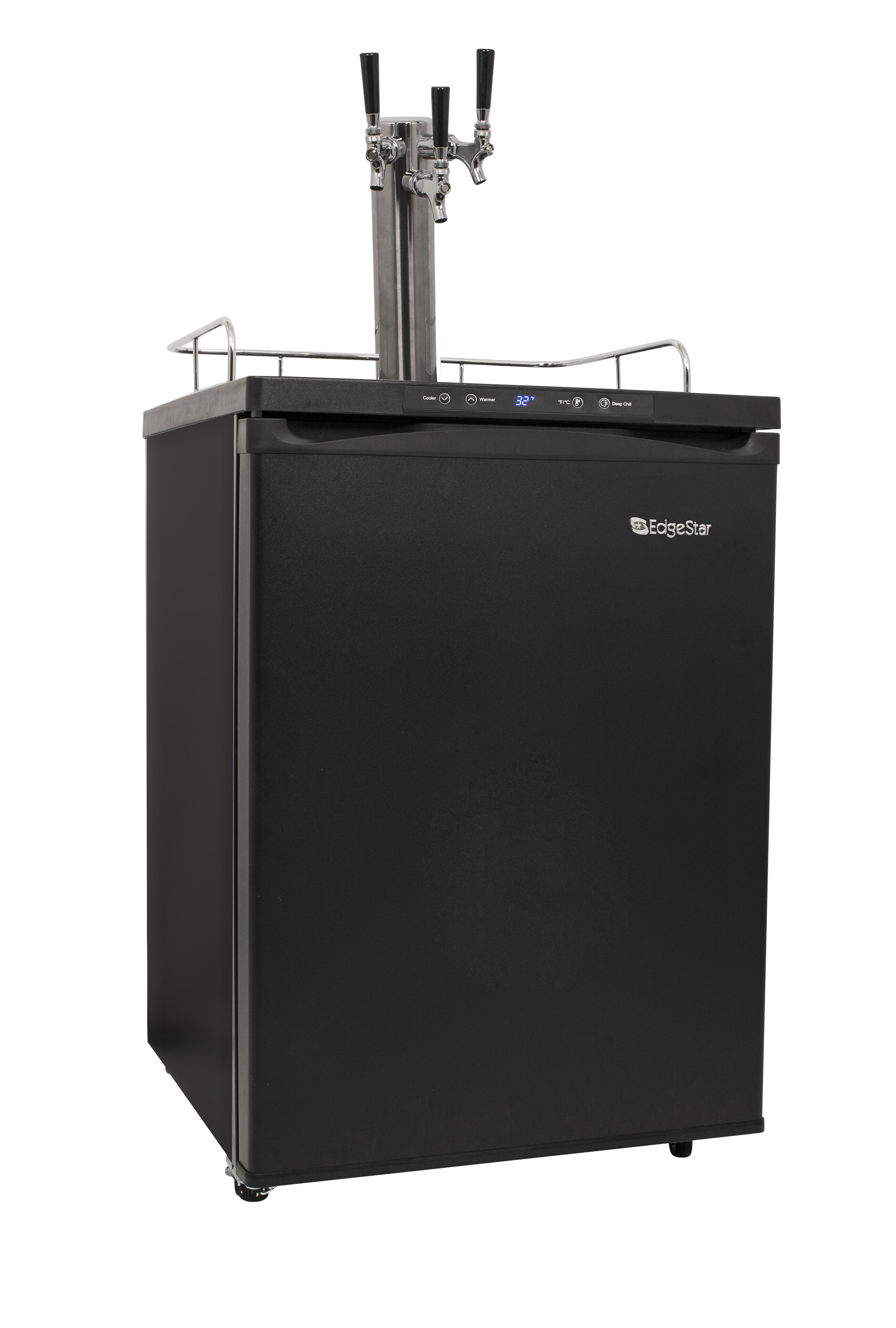 EdgeStar 5.6 cu. ft. Triple Tap Full Size Kegerator Wayfair