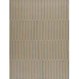 Striped Area Rug in Brown/Blue