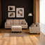 Rangement beige avec design contemporain, l 18 po de profondeur, 18 po de hauteur, tissu de style bois d'ingénierie, l 31 po x P 31 po H 18 po, pour le salon