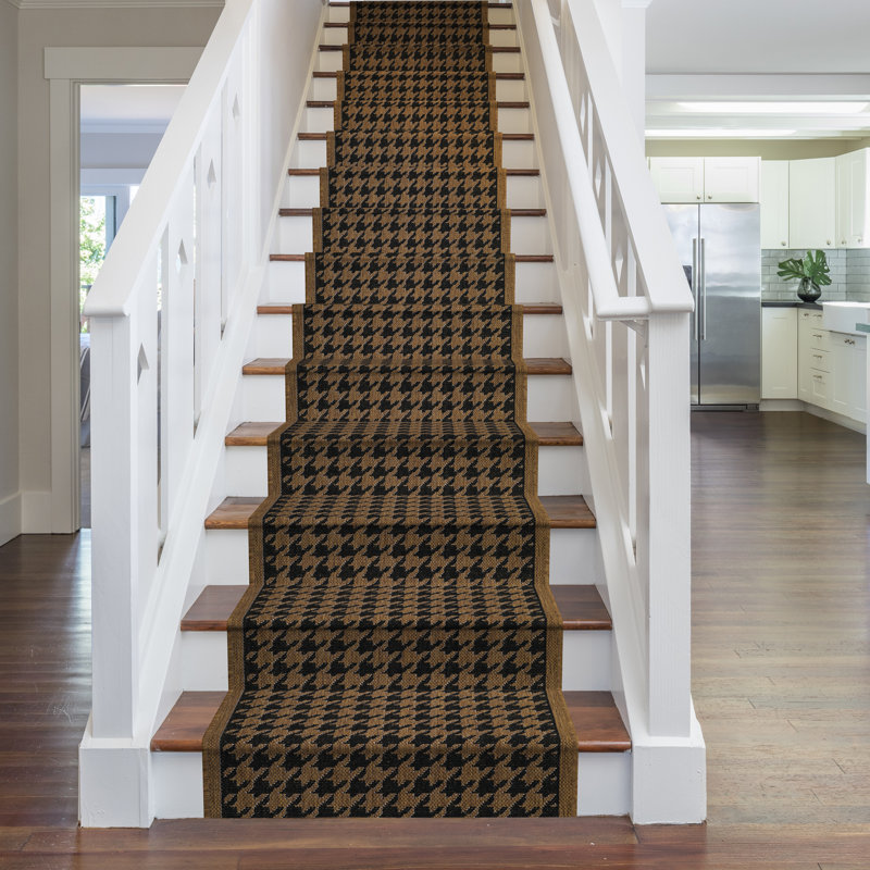 Cosimo Houndstooth Hand Woven Area Rug, Runner 80 x 810cm