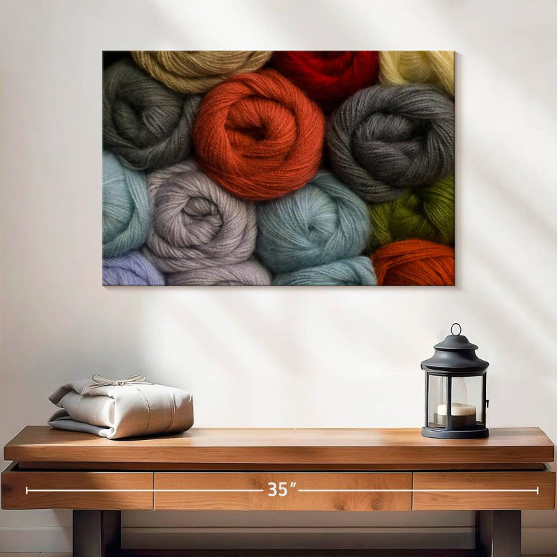 Senne Knitting Yarns, 16" H x 24" W