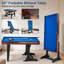 Table de billard pliable de 53 po, table de billard autoportante avec rangement pour queues de billard, conception verticale peu encombrante, cadre robuste pour les salles de jeux, les salons et les appartements-126323861-126323860