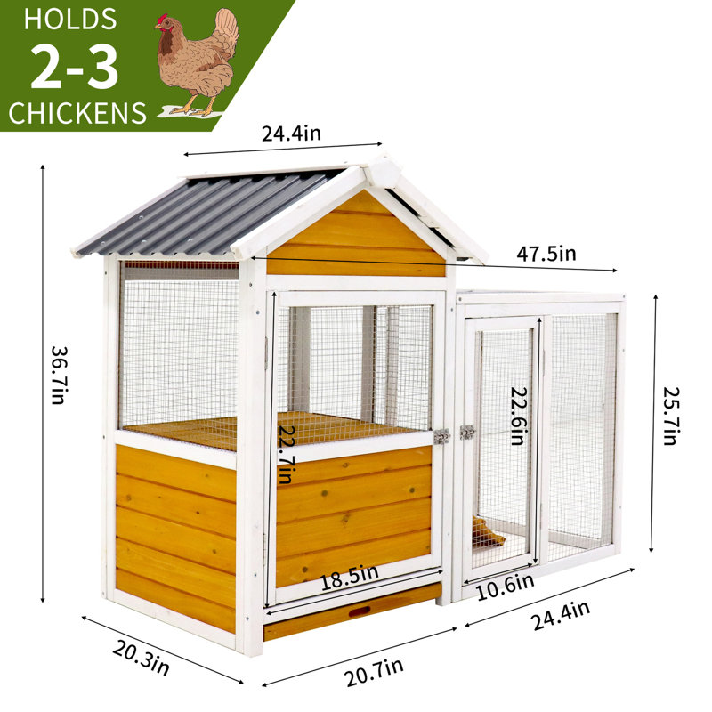 Cage en bois Conure