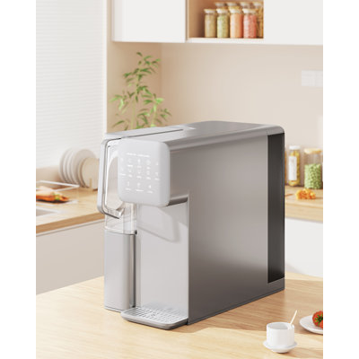 Countertop Water Filter For Tap & Drinking Water with RO Filtration System,Portable Water Purifier,Adjustable Temperature,Grey
