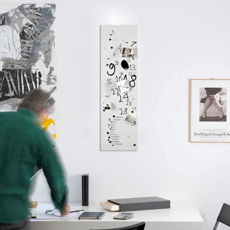 Magnetic Metal Photo Memo Board, White