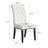 Tufted Upholstered Beige Parsons Chair-1874606462