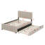 Lit plateforme double avec lit gigogne-107233597