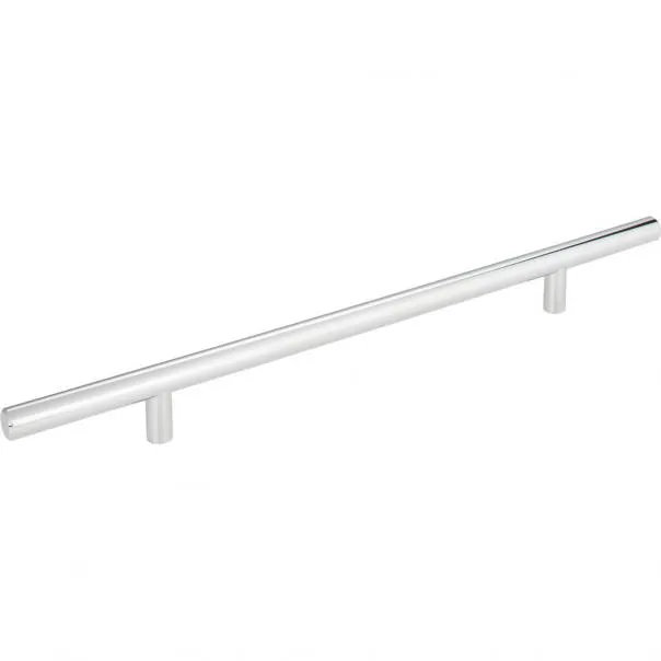 Polished Chrome Modern Bar Pull with Mounting Hardware