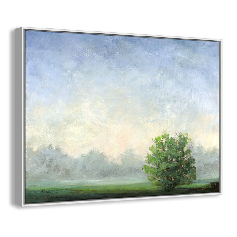 Thayne Upstart Print par Dena Ann Adams, H 31,5 po x l 41,5 po, Blanc