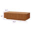 Table basse moderne 55,5 "avec rangement caché