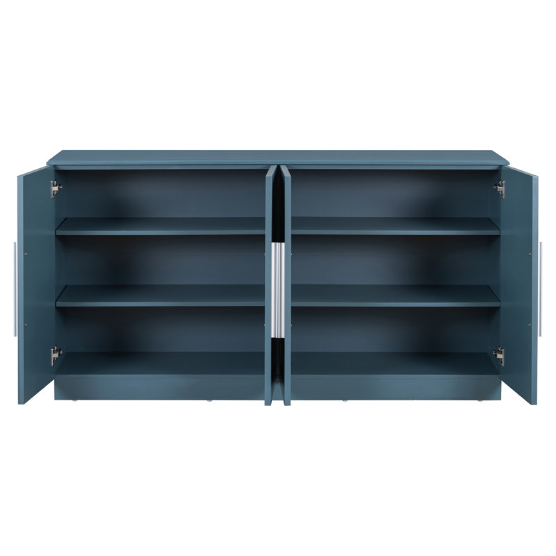 Buffet d'appoint 60 po Temperley, Bleu duplicata