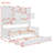 Twin Size Wooden Daybed With Twin Size Trundle, And All-In-One Cabinet And Shelf-562261398