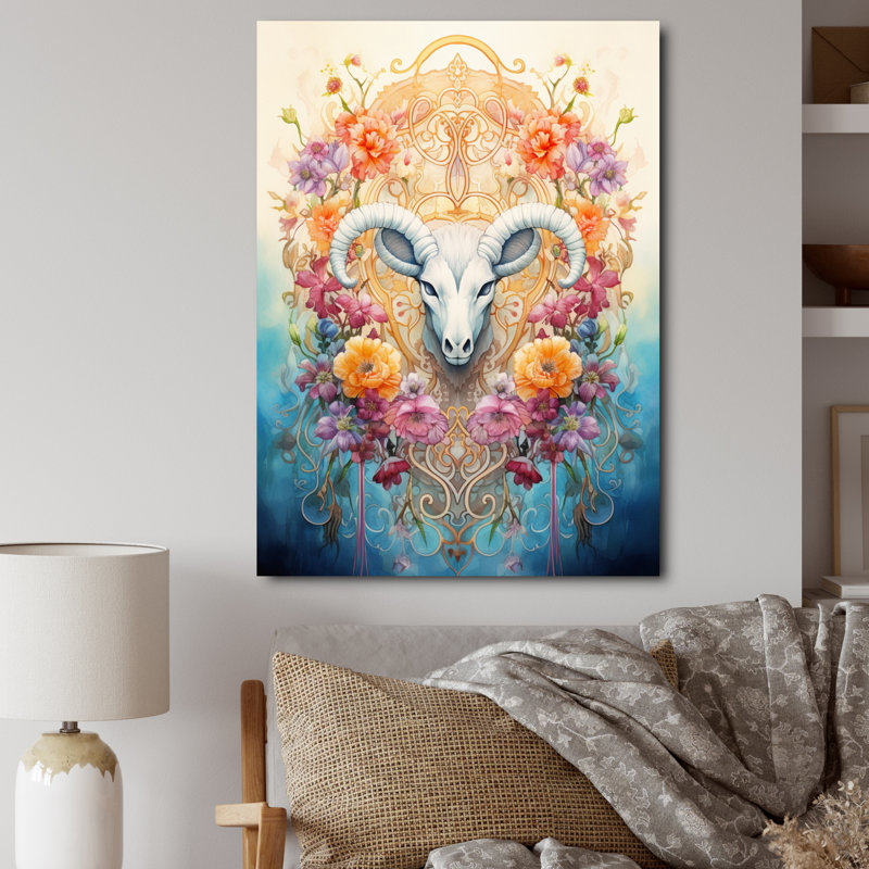 «Folk Religion Divine Blessings», impressions sur toile, Toile tendue, H 44 po x l 34 po x P 1,5 po