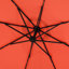Grand parasol extérieur à double face de 14,8 pi - orange Auvent 100%, parasol robuste. Idéal pour les parasols de jardin, de piscine, de pelouse et de jardin. Super-1306327047