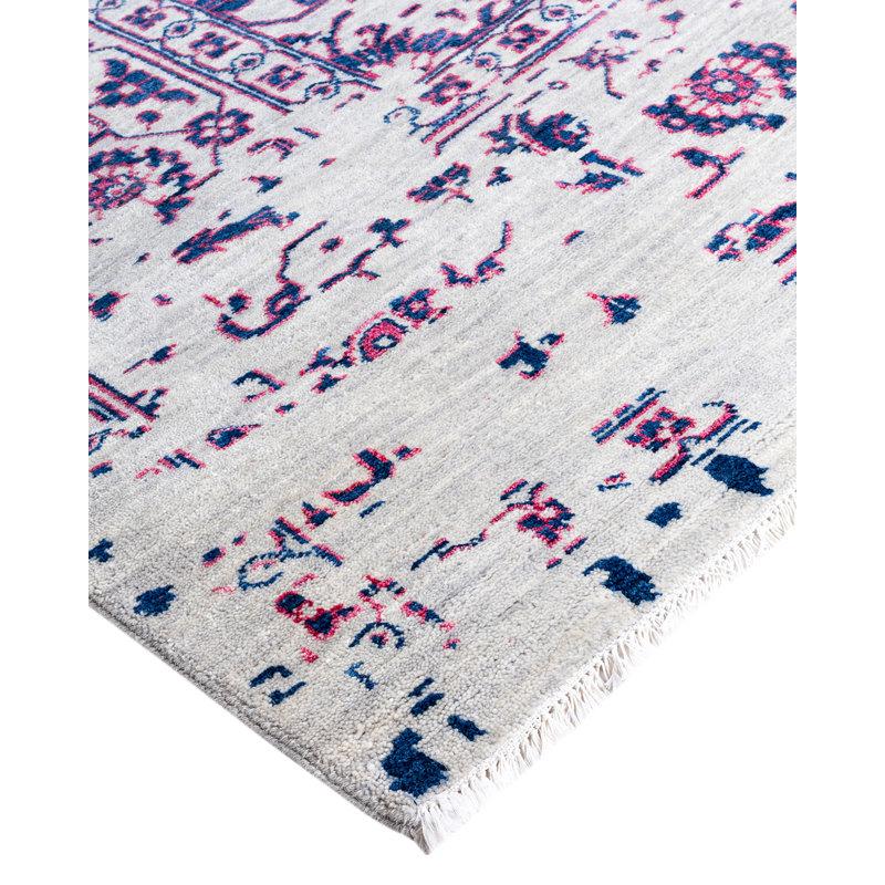 Overdyed One-of-a-Kind 9' 1" X 12' 1" Hand Knotted Area Rug