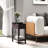 End Table, Narrow Side Table With Flip Top, Storage Cabinet, Bottom Shelf For Living Room