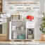 Buffet 40 po avec 2 tiroirs blanc-115886636