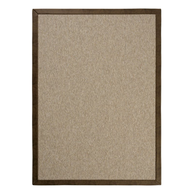 Logan Leather Medusa Border Sisal Carpet
