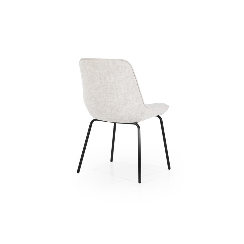 Dining Chair Upholstered Dining Chair, White