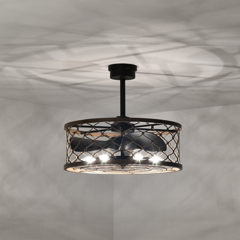 Deniz 24 Inch Modern Contem Ceiling Fan With Remote
