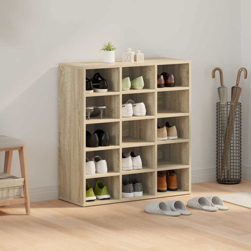 Shoe Cabinet, Sonoma Oak