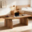Table à thé de style moderne, table basse spacieuse, table d'ordinateur