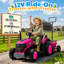 Tracteur pour enfant 12V avec remorque détachable, volant et jeu de roues durable pour enfants-130902200