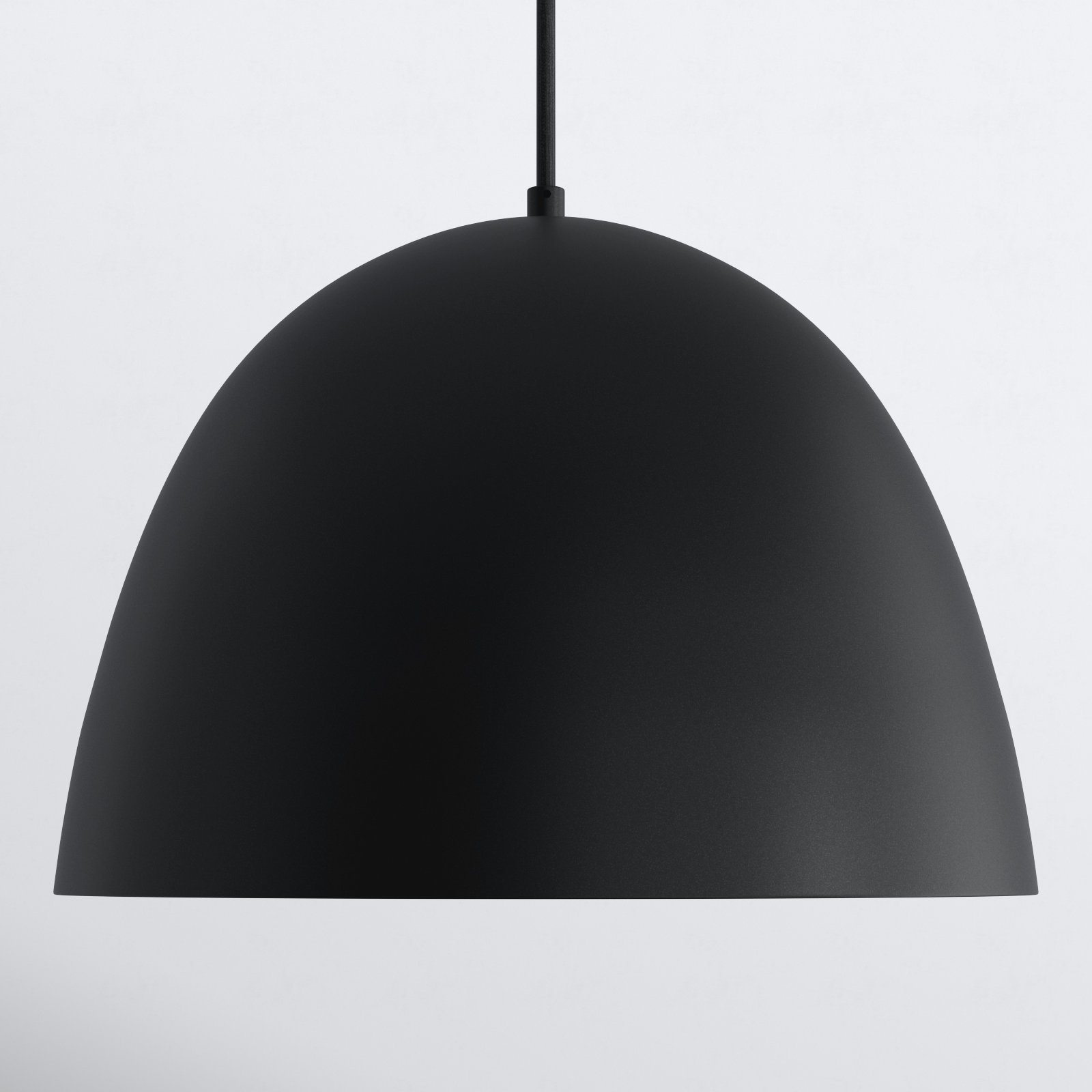 Natosha Single Light Metal Dimmable LED Pendant, Black/Satin Brass, 11" H x 15.75" W x 15.75" D