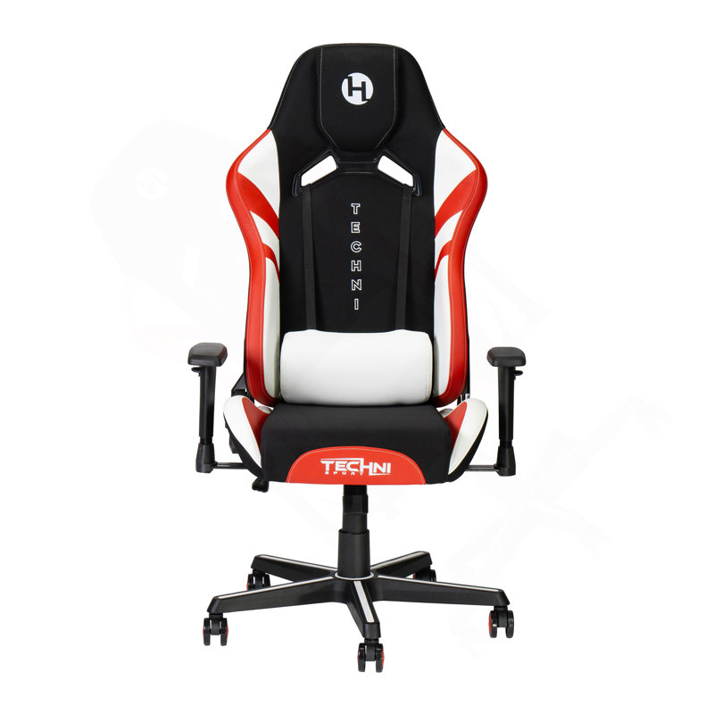 Fauteuil de jeu Techni Sport Echo, Noir / Orange