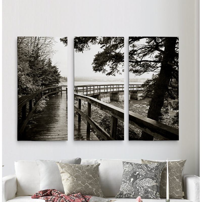 3 - Pieces, 24" H x 36" W x 1.5" D