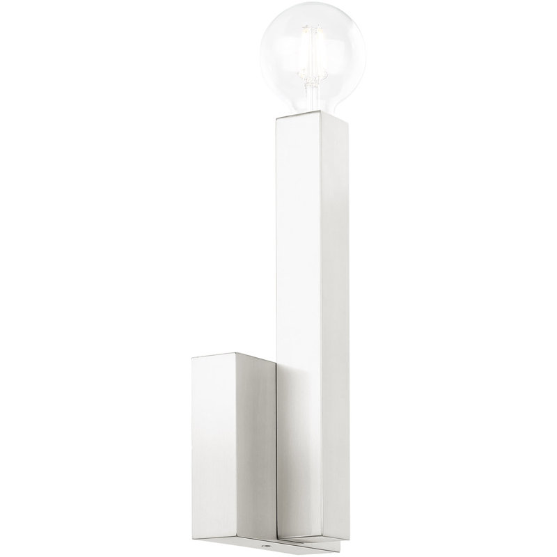 Modern 5.5" Brushed Nickel ADA Wall Sconce | Stainless Steel Base | Elegance and Style | Shop Now!