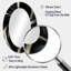 Smithtown - Miroir mural ovale noir glam-1855225916
