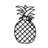 Pineapple Handmade Modern Food & Beverage Wall Decor on Metal