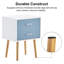 Burch 42cm W Bedside Table-224004722
