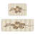 Brun clair / beige floral