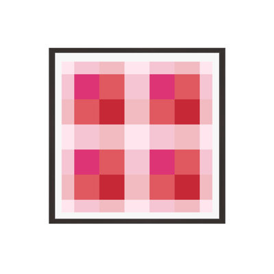 Hazely "Geometrical Color Illusion" Print