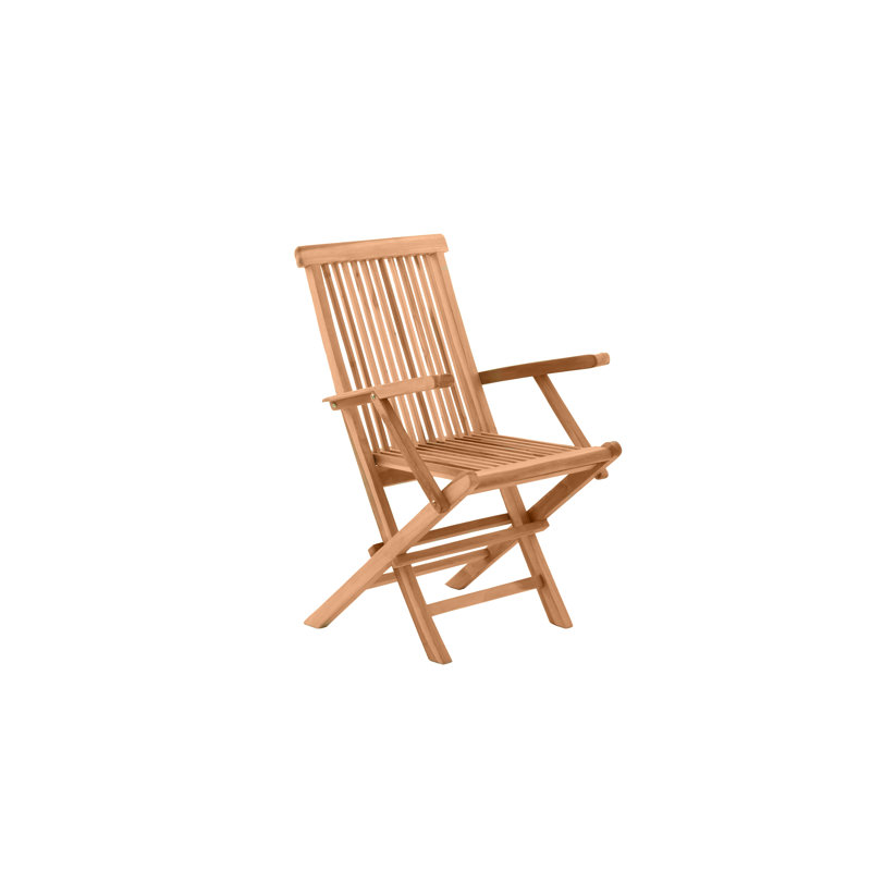 Mahesh Folding Patio Dining Armchair