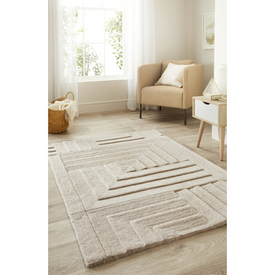 Caralie Abstract Hand Woven Area Rug