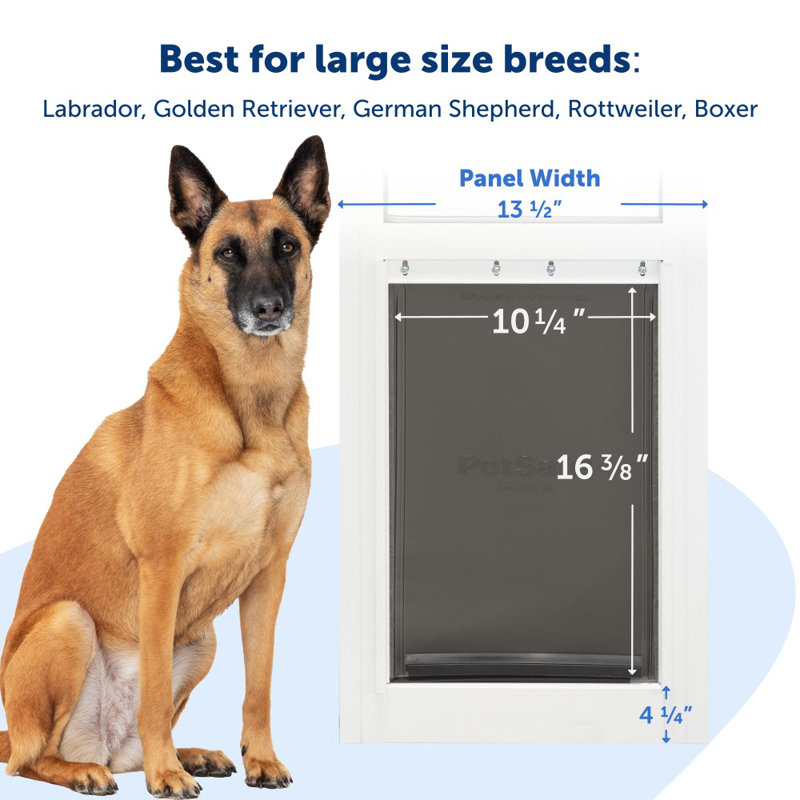 Freedom Patio Panel, White, 96" H x 13.5" W x 0.75" D